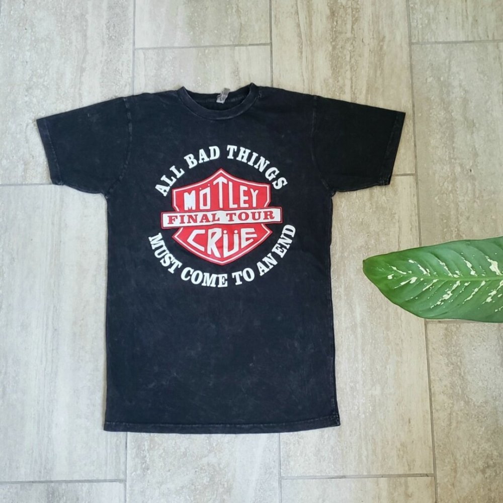 Motley Crue World Tour Vintage Inspired T-Shirt